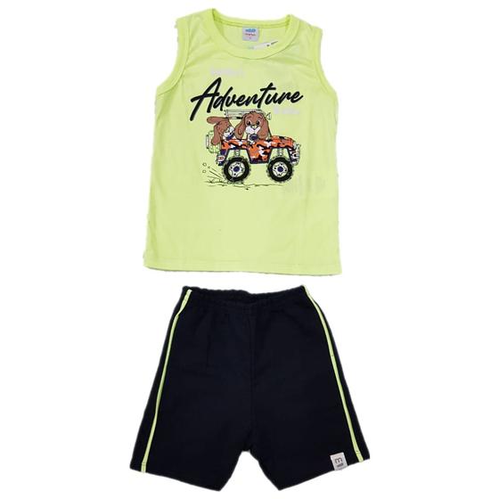 Imagem de Conjunto Regata Com Shorts Moletinho