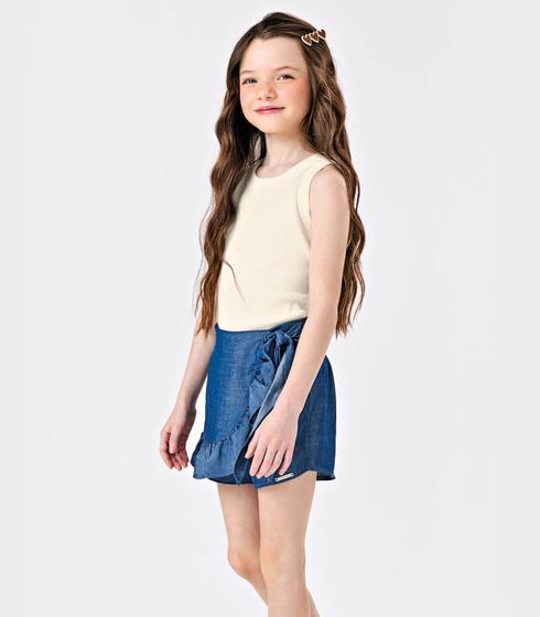 Imagem de Conjunto Regata Com Shorts Saia Trick Nick Azul