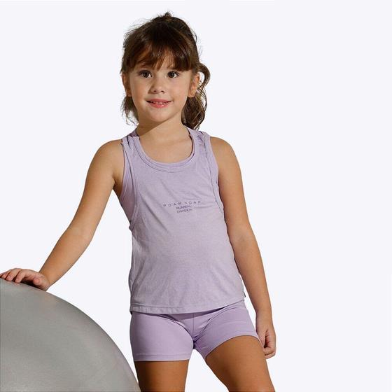 Imagem de Conjunto Regata Top e Shorts Running Infantil Feminino Poah Noah 52644