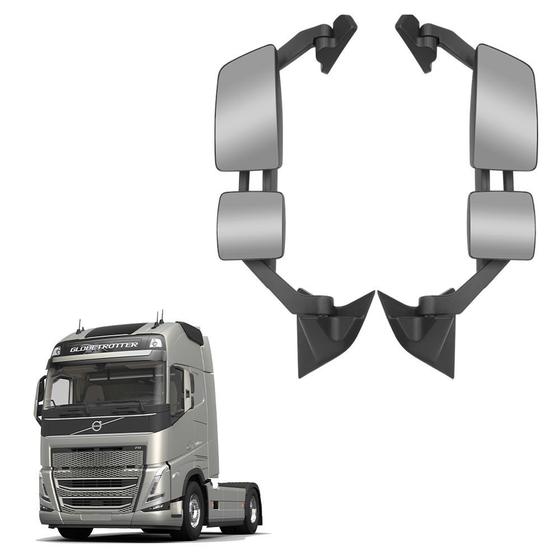 Imagem de Conjunto Retrovisor p Volvo FH 2015 2016 2017 2021 LD LE