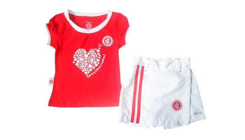 Imagem de Conjunto revedor internacional short saia coração menina - infantil 4,6,8