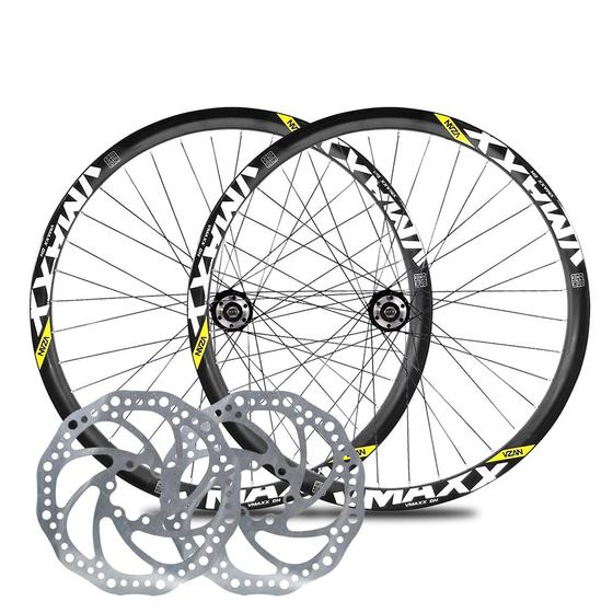 Imagem de Conjunto Rodas Aro 26 Vmaxx LT Cubo Rosca e Rotores 160mm