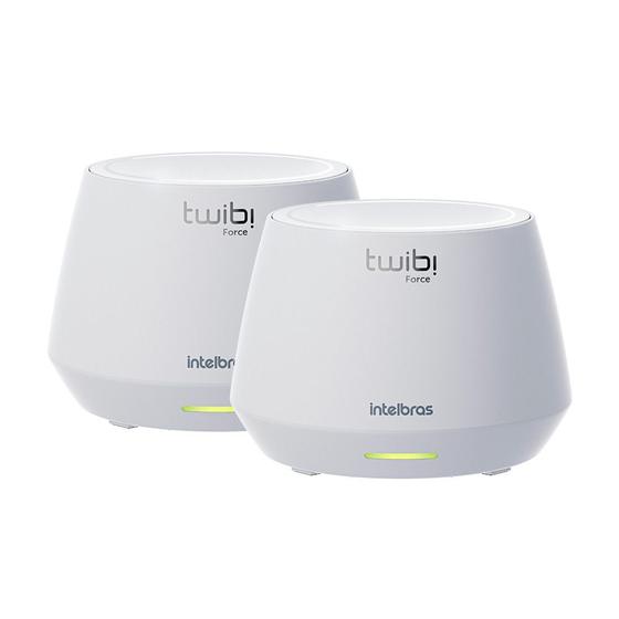 Conjunto Roteador Mesh Intelbras Twibi Force AX 1500, Gigabit-Ethernet - 4750131 Imagem de Conjunto Roteador Mesh Intelbras Twibi Force AX 1500, Gigabit-Ethernet - 4750131