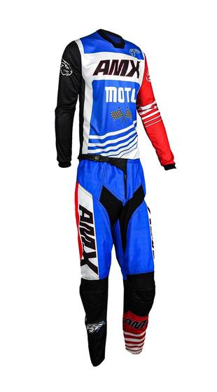 Imagem de Conjunto Roupa Amx Prime Moto Calça Camisa Trilha Motocross