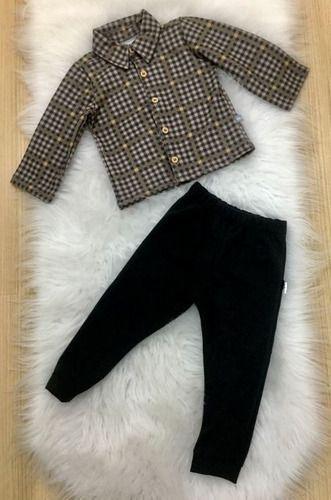 Imagem de Conjunto Roupa Infantil Menino Kit Calça Camisa