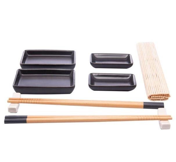 Imagem de Conjunto Saitama com 7 Peças para Sushi em Bambu - Lyor