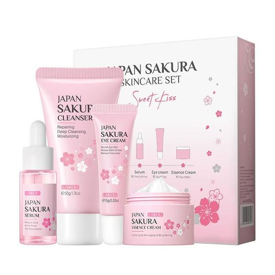 Imagem de Conjunto Sakura para Cuidados com a Pele: Limpeza Profunda, Hidratação e Rejuvenescimento