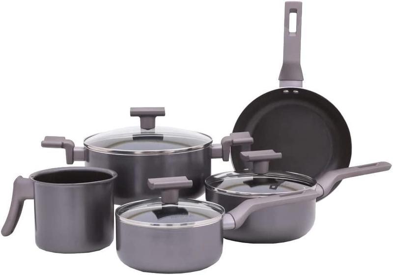 Conjunto Sartin Cook 5 Pçs Cerâmico Grafite Menor preço em Conjunto Sartin Cook 5 Pçs Cerâmico Grafite
