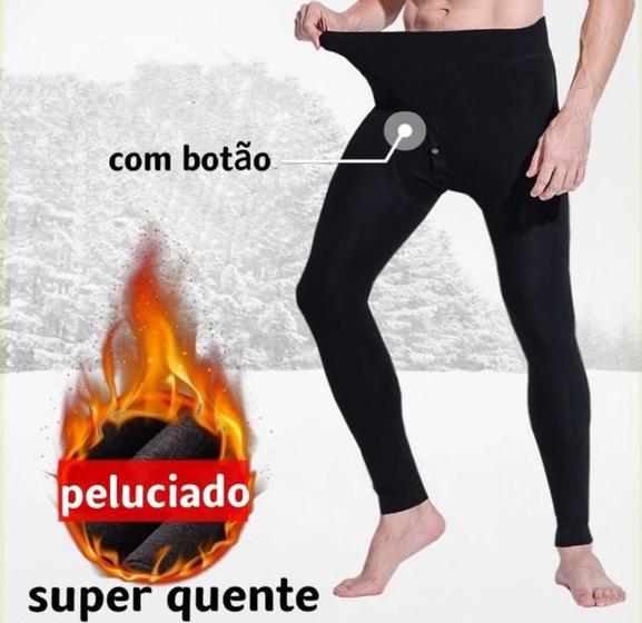 Imagem de Conjunto Segunda Pele Masculino Feminino Térmica Flanelado Frio Intenso