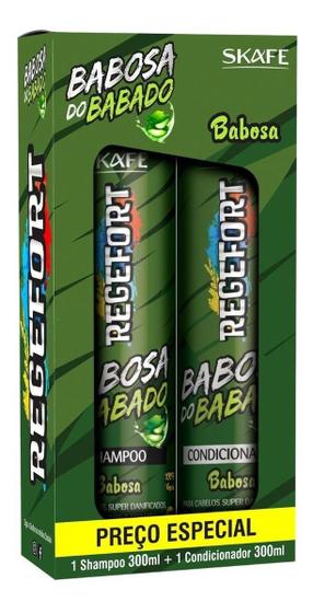 Imagem de Conjunto shampoo condicionador regefort babosa do babado 600ml