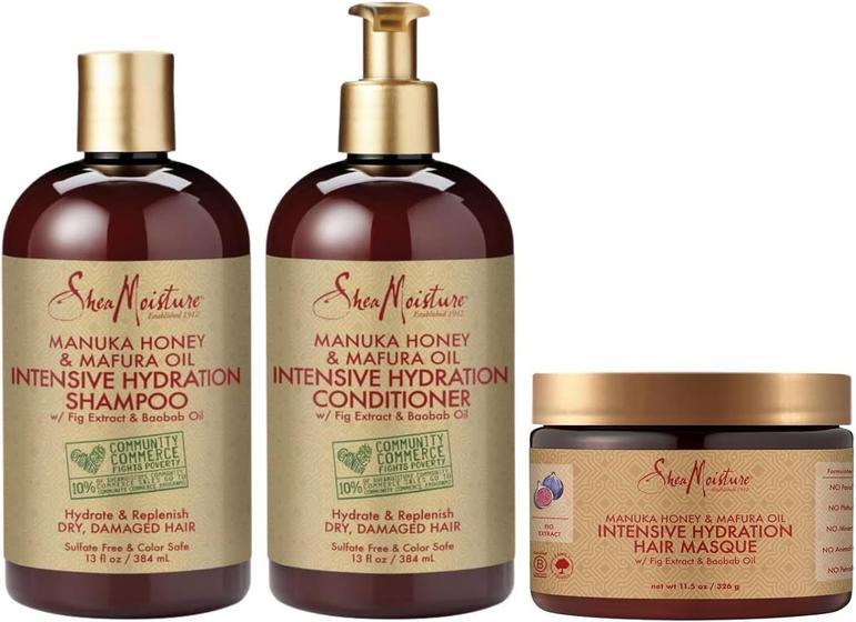 Imagem de Conjunto SheaMoisture Manuka Honey para Cabelos Cacheados