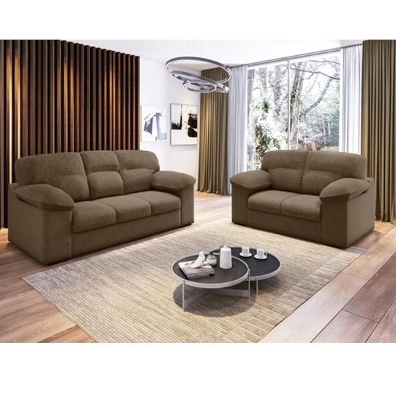 Conjunto Sofá 3 e 2 Lugares Sued Miami Flash Estofados Menor preço em Conjunto Sofá 3 e 2 Lugares Sued Miami Flash Estofados