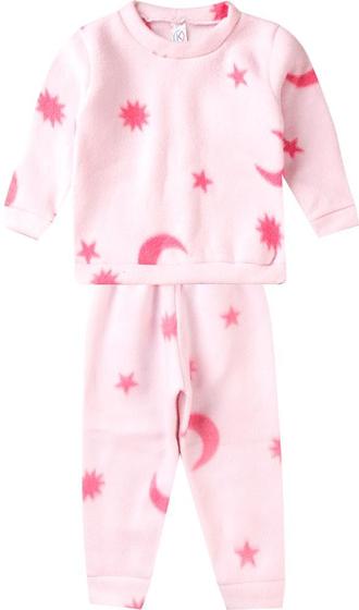 Imagem de Conjunto soft infantil menina de lua estampado