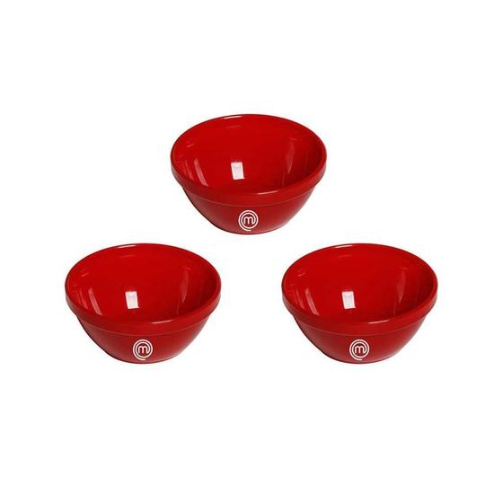 Imagem de Conjunto Sopeira Cheff Masterchef 250Ml 3Un Vermelho