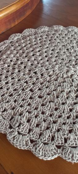 Conjunto Sousplat em Crochê 6 peças