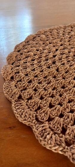 Conjunto Sousplat em Crochê 6 peças