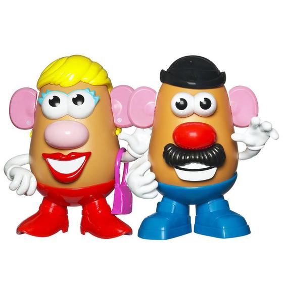 Conjunto Sr e Sra Cabeça De Batata Playskool - Hasbro 27656 - Bonecos ...
