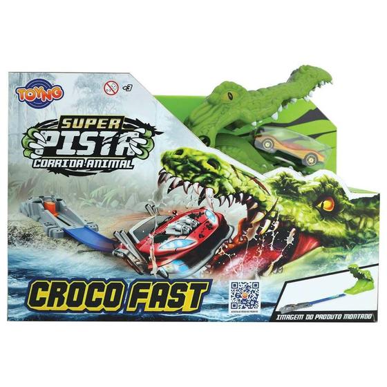 Imagem de Conjunto Super Pista - Corrida Animal - Croco Fast - Crocodilo - Toyng