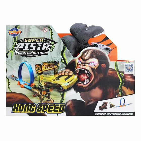 Imagem de Conjunto Super Pista - Corrida Animal - Kong Speed - Gorila - Toyng