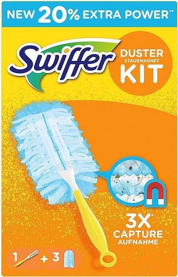 Imagem de Conjunto Swiffer de Limpeza - 1 Alça e 3 Almofadas de Microfibra