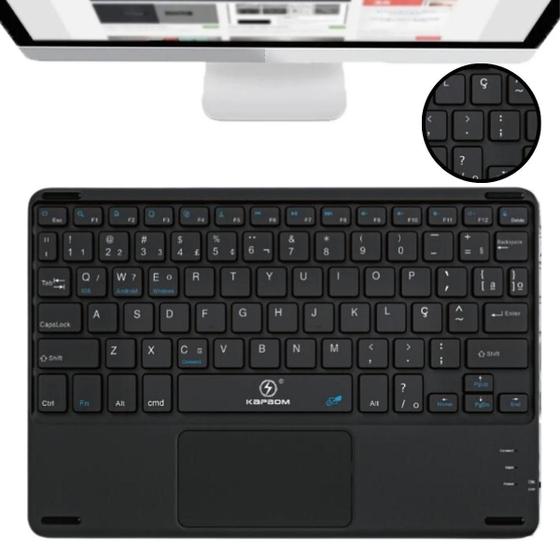 Imagem de Conjunto Teclado E Mouse Trackpad Para Tablet Mi Pad 6 Pro