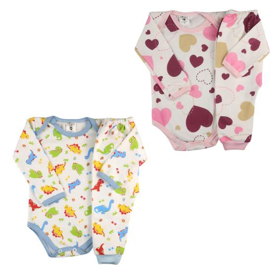 Imagem de Conjunto Termico Bebe Comfort Peluciado Inverno Enxoval