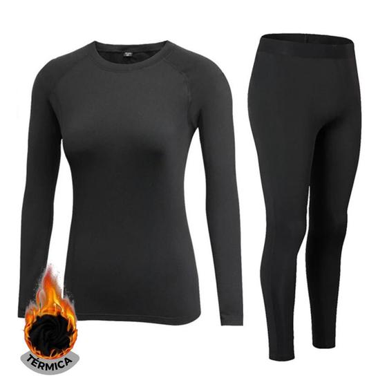 Conjunto Térmico Feminino Blusa + Calça Térmica Camisa Segunda Pele Roupa De Frio Menor preço em Conjunto Térmico Feminino Blusa + Calça Térmica Camisa Segunda Pele Roupa De Frio
