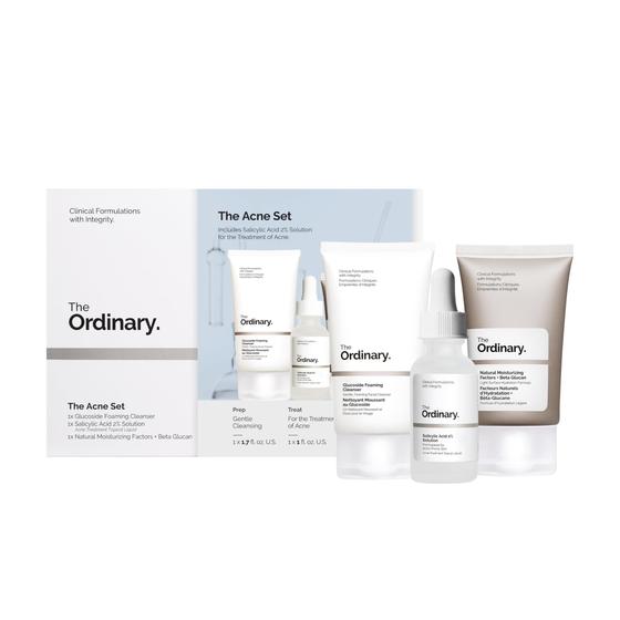 Imagem de Conjunto The Ordinary The Acne Set - Tratamento Facial com Ácido Salicílico 2%