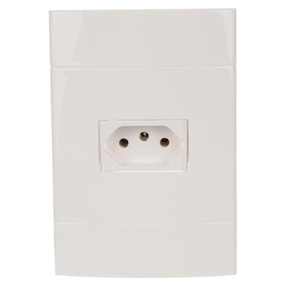 Conjunto Tomada 2P T 10A 250V DEcor SchnEidEr Menor preço em Conjunto Tomada 2P T 10A 250V DEcor SchnEidEr