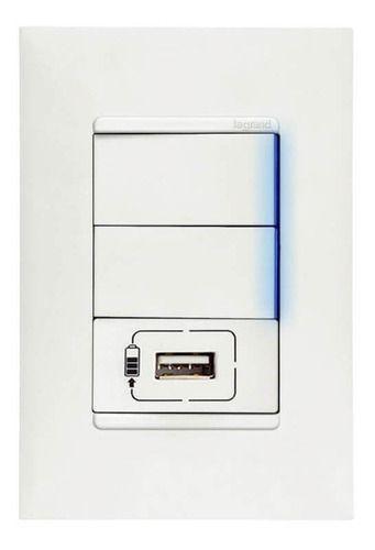 Conjunto Tomada Usb Pial Plus+ Legrand Com Interruptor Duplo Imagem de Conjunto Tomada Usb Pial Plus+ Legrand Com Interruptor Duplo