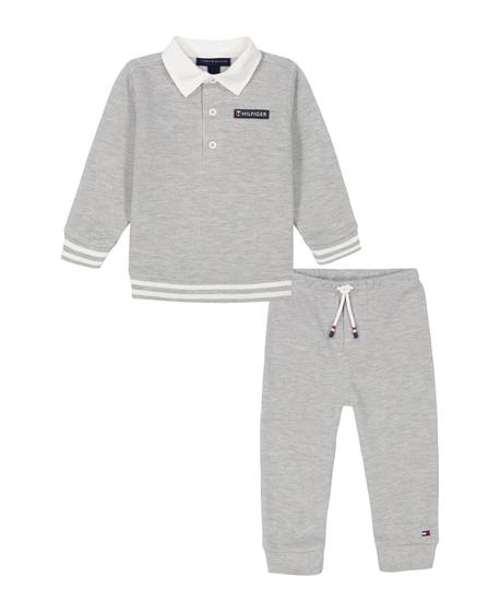 Imagem de Conjunto Tommy Hilfiger Knit Jog para Meninos - 2 Peças