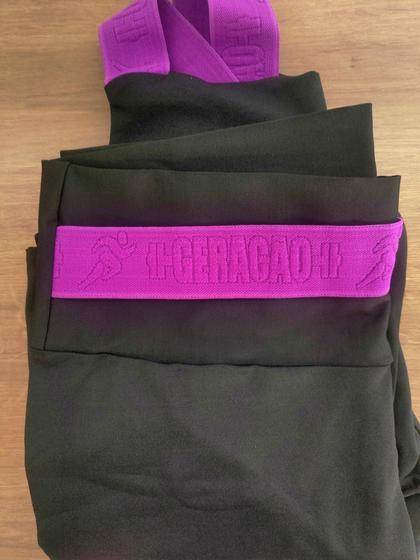 Imagem de Conjunto Top com Bojo e Legging Plus Size Tamanho Único Para Academia e Atividade Físicas