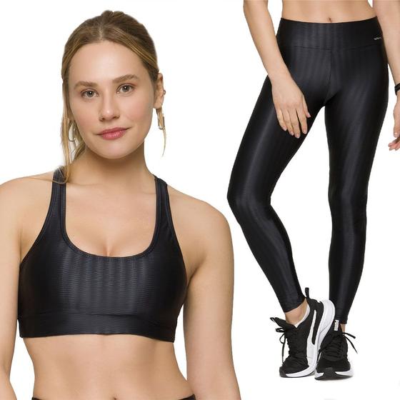 Imagem de Conjunto Top e Calça Legging Efeito 3D Feminina Selene - 20892