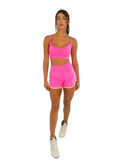 Imagem de Conjunto Top E Short Fitness Beach Tennis Academia Labrun