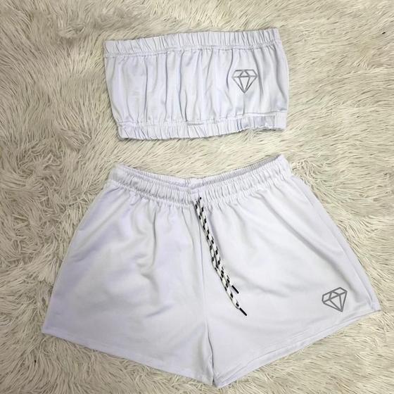 Imagem de Conjunto Top + Short Suplex Gringas Model Sem Bojo