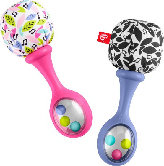 Imagem de Conjunto Toy Fisher-Price Baby Rattle 'n Rock Maracas de 2 ou mais de 3 meses