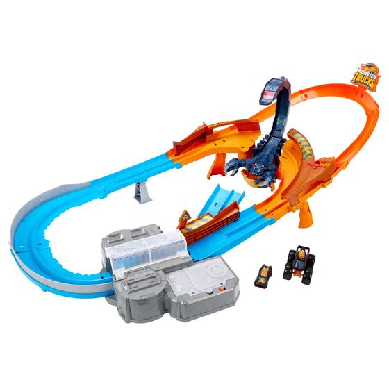 Imagem de Conjunto Toy Hot Wheels Monster Trucks Scorpion Sting Raceway