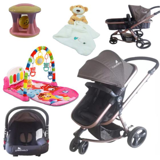 Imagem de Conjunto Travel System Bebê + Tapete Musical e Brinquedos