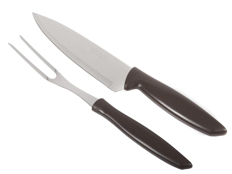 Conjunto Trinchante Tramontina Inox Plenus 2 Peças