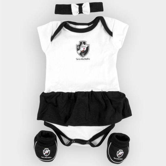 Imagem de Conjunto Vasco Infantil c/ 3 peças