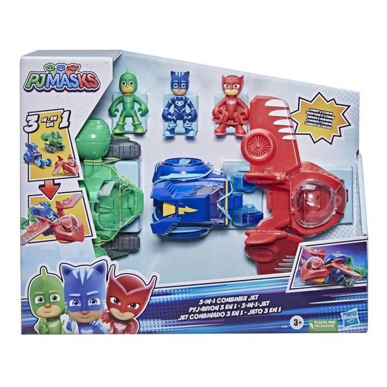 Conjunto Veículos E Bonecos Pjmasks Jato 3 Em 1 Hasbro F2119 Menor preço em Conjunto Veículos E Bonecos Pjmasks Jato 3 Em 1 Hasbro F2119