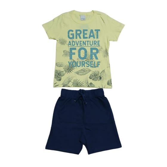 Imagem de Conjunto Verão Camisa Short Infantil Menino