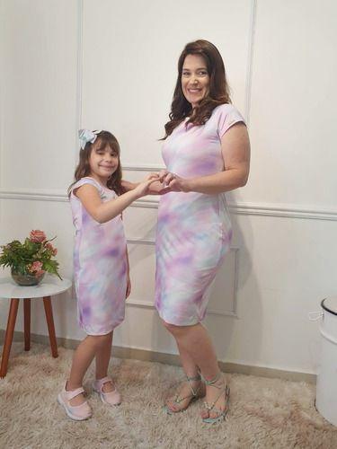 Conjunto Vestidos Tie Dye Tal Mãe Filha Moda Evangelica - Art Helô Moda Infantil - Feminino - Magazine Luiza