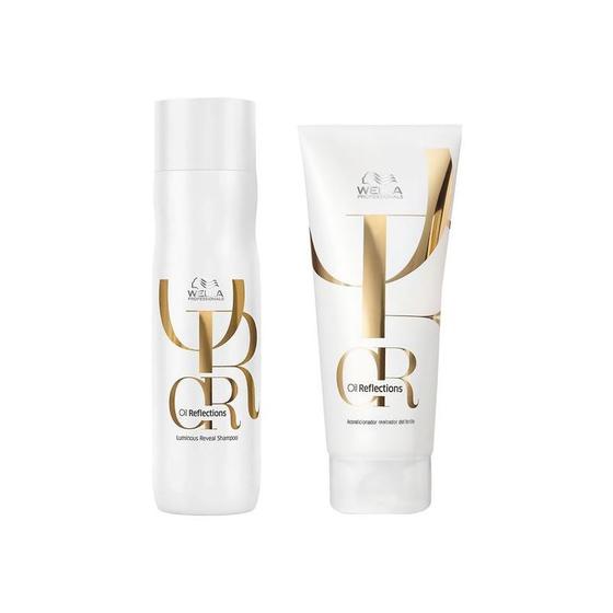 Imagem de Conjunto Wella Óleo Reflections - Shampoo 250ml + Condicionador 200ml