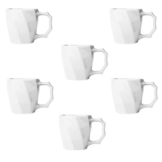 Imagem de Conjunto Xícara de Café Canequinha Cerâmica 120ml Coloridas Kits Cores Diversas