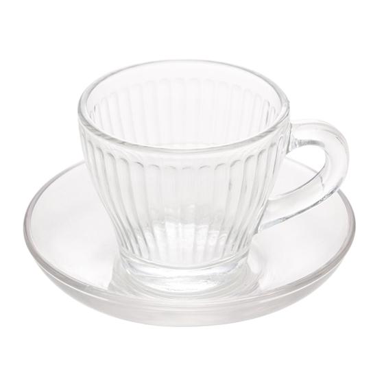 Imagem de Conjunto Xícaras Para Cafe Com Pires Marrocos 90Ml Lyor