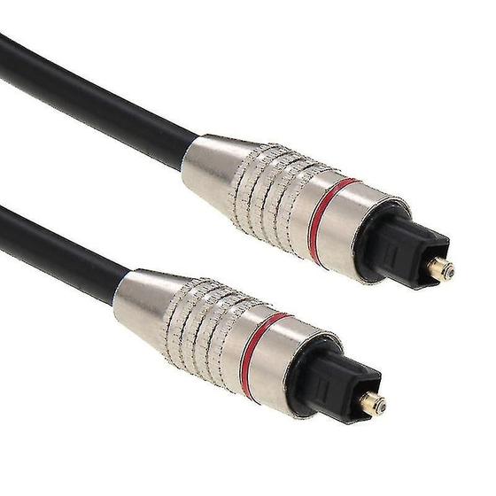 Imagem de Conjuntos de acessórios de computador cabo de fibra óptica de áudio digital toslink m a m od: 5,0 mm comprimento: 1m