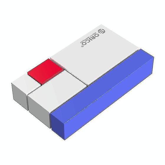 Imagem de Conjuntos de acessórios de computador orico cn300 chroma series portable m.2 ngff sata ssd capacidade: 1tb branco