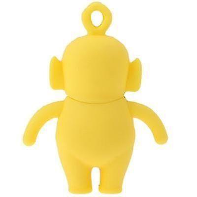 Imagem de Conjuntos de acessórios de computador teletubbies forma cartoon silicone usb flash disk amarelo 2gb