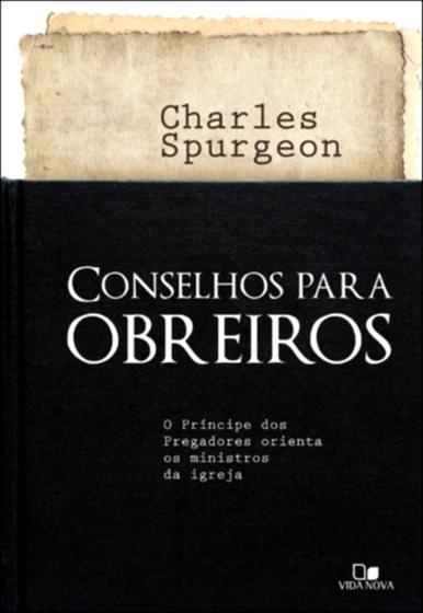 Imagem de Conselhos Para Obreiros, Charles Spurgeon - Vida Nova